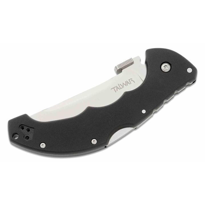 Couteau Cold Steel Talwar Tri-Ad Lock Lame Acier S35VN Trailing Point Manche G10 Clip CS21TTL - Livraison Gratuite