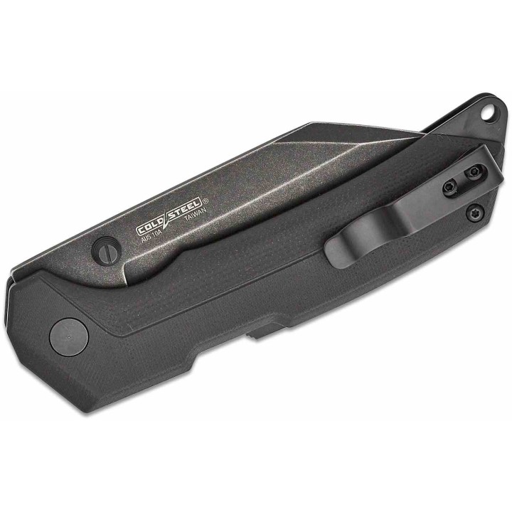 Couteau Cold Steel Karve ATLAS Lock Lame Acier AUS-10A Black Seax Manche G10 Handles Clip CSFL38VK - Livraison Gratuite