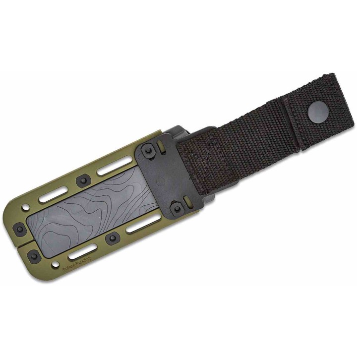 Couteau Demko Armiger 4 Lame Acier 80CrV2 Tanto Manche Polymère OD Green Etui Kydex DEM09657 - Livraison Gratuite