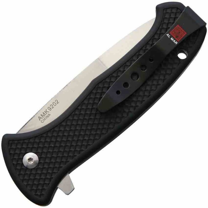 Couteau Al Mar 40th Anniversary SERE Lame Acier D2 Talon Manche Dragon FRN Linerlock Clip AMK9202 - Livraison Gratuite