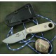 Couteau de Survie Esee Knives Izula II Gray Acier Carbone 1095 Manche Micarta Made In USA ESIZ2SPC - Livraison Gratuite