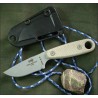 Couteau de Survie Esee Knives Izula II Gray Acier Carbone 1095 Manche Micarta Made In USA ESIZ2SPC - Livraison Gratuite