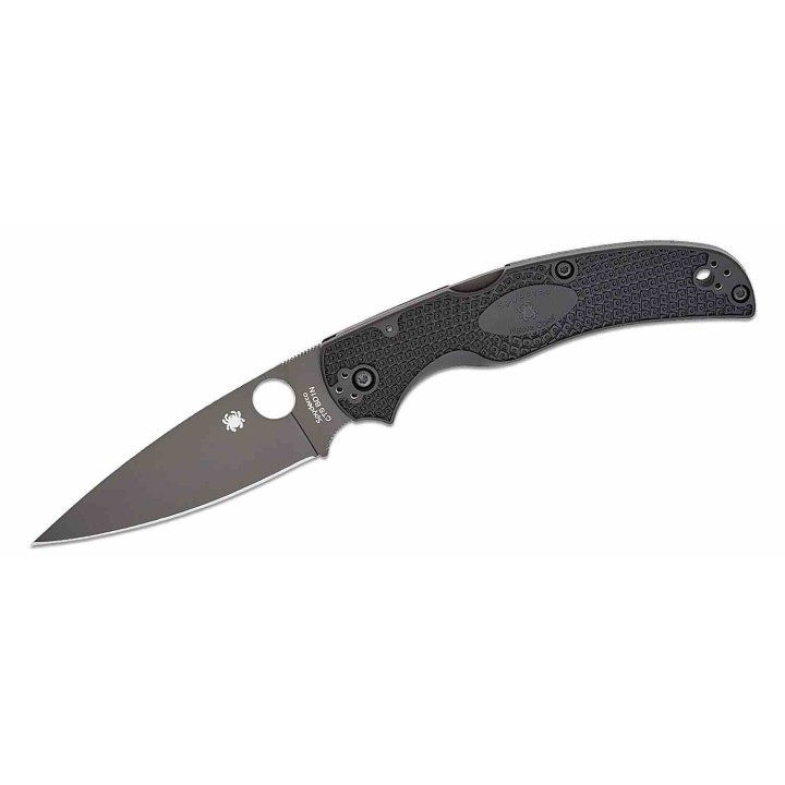  Couteau Spyderco Native Chief Lightweight Lame Acier CTS-BD1N Black Manche FRN Lockback USA SC244PBBK - Livraison Gratuite