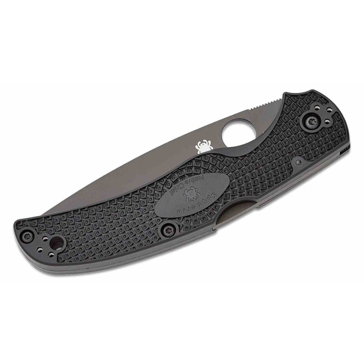  Couteau Spyderco Native Chief Lightweight Lame Acier CTS-BD1N Black Manche FRN Lockback USA SC244PBBK - Livraison Gratuite