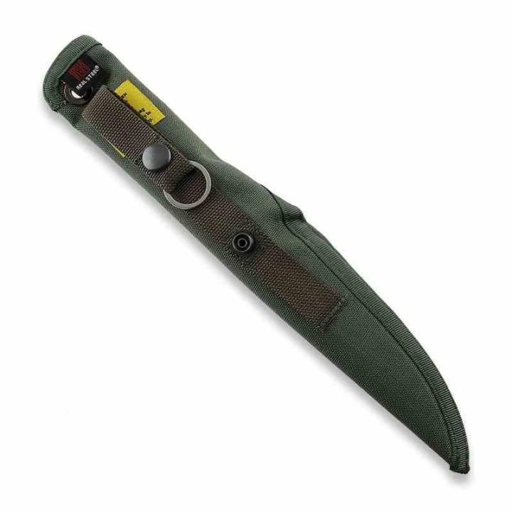 Couteau Real Steel Pathfinder Brown Manche Micarta Lame Acier 14C28N Etui Green Nylon RS3851B - Livraison Gratuite
