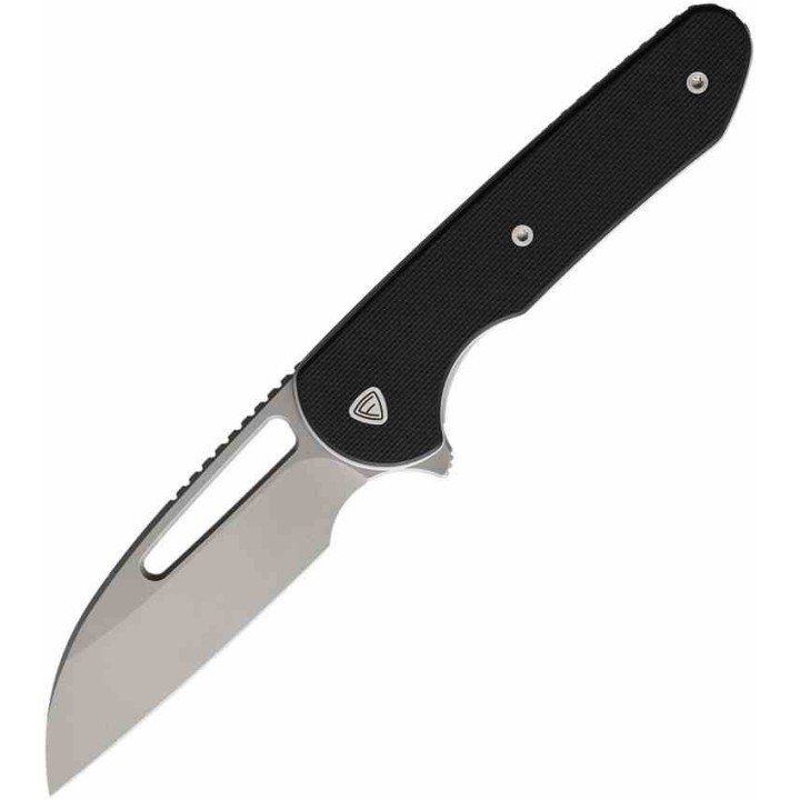 Couteau Ferrum Forge Prolix Black Manche G10 Lame Acier Nitro-V SW Sheepsfoot Liner Lock Clip FF006B - Livraison Gratuite