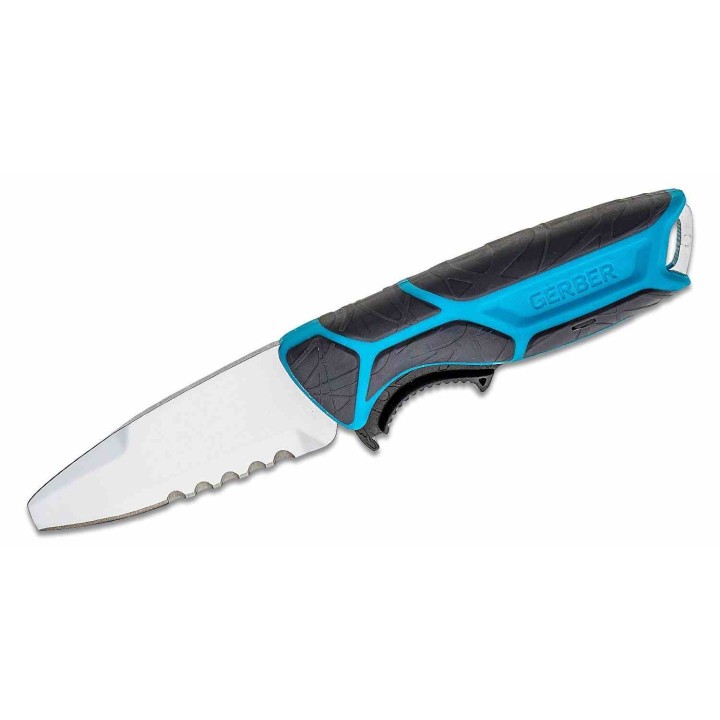 Couteau Gerber CrossRiver Salt Rx Lame Acier 9Cr18MoV Manche Polypropylène Etui Plastique G3591 - Livraison Gratuite