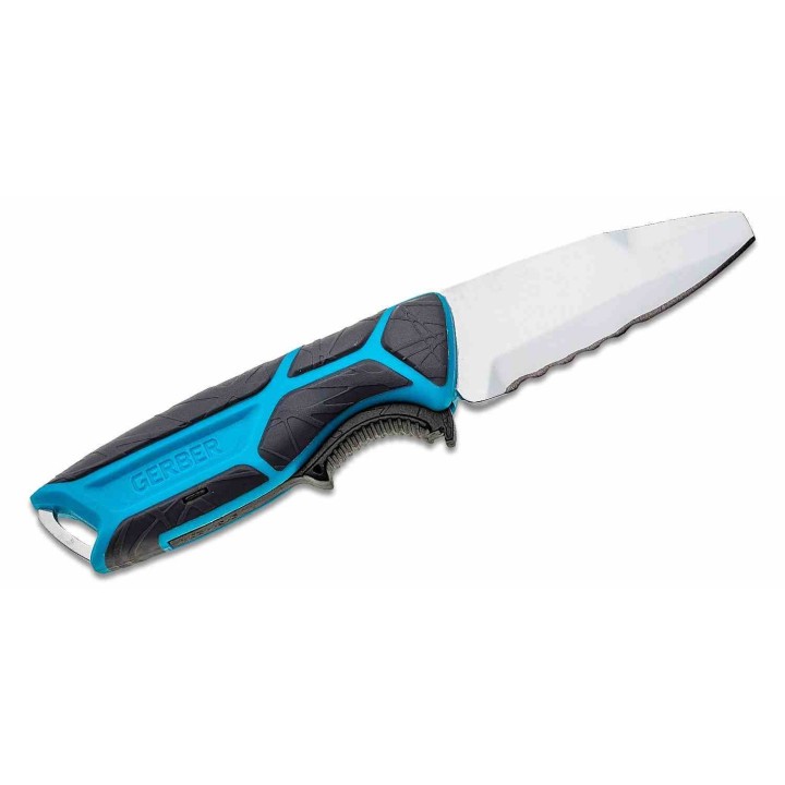 Couteau Gerber CrossRiver Salt Rx Lame Acier 9Cr18MoV Manche Polypropylène Etui Plastique G3591 - Livraison Gratuite