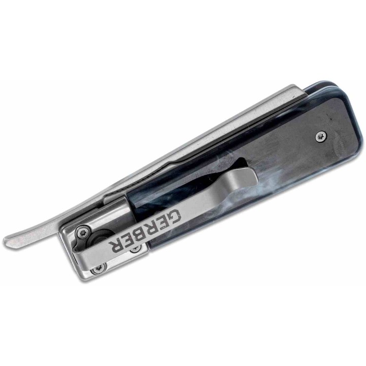 Couteau Gerber Jukebox Marble Lame Acier 7Cr17MoV Manche Acrylique G3733 - Livraison Gratuite