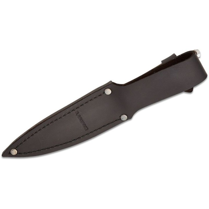 Couteau Condor Patagon Lame Acier 420HC Drop Point Manche Noyer Etui Cuir Made El Salvador CTK12259SS - Livraison Gratuite