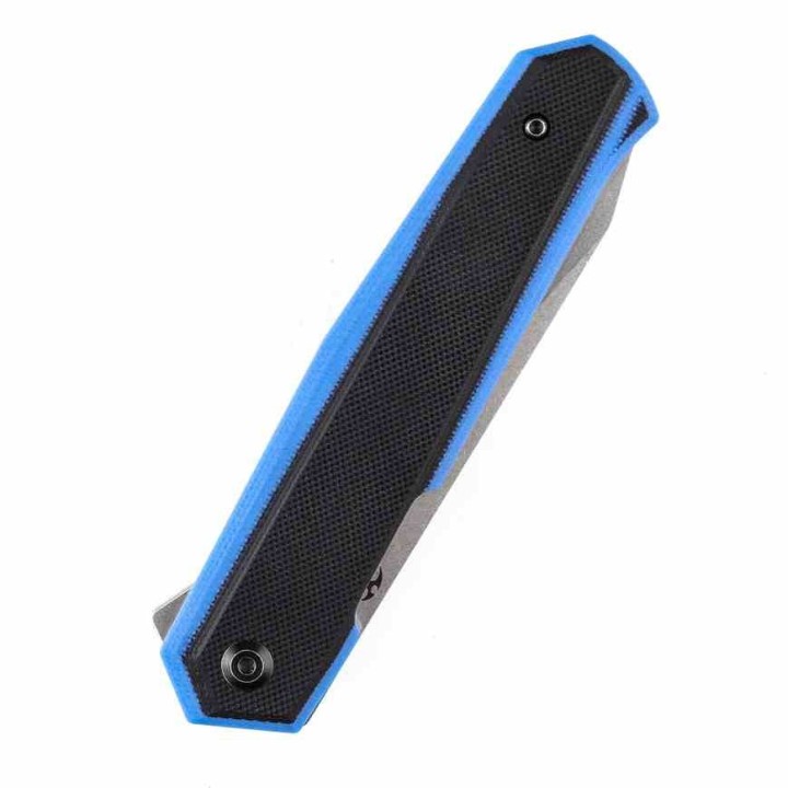 Couteau Kansept Integra Blue & Black Lame Acier 154CM SW Manche G10 IKBS Linerlock Clip KT1042A1 - Livraison Gratuite