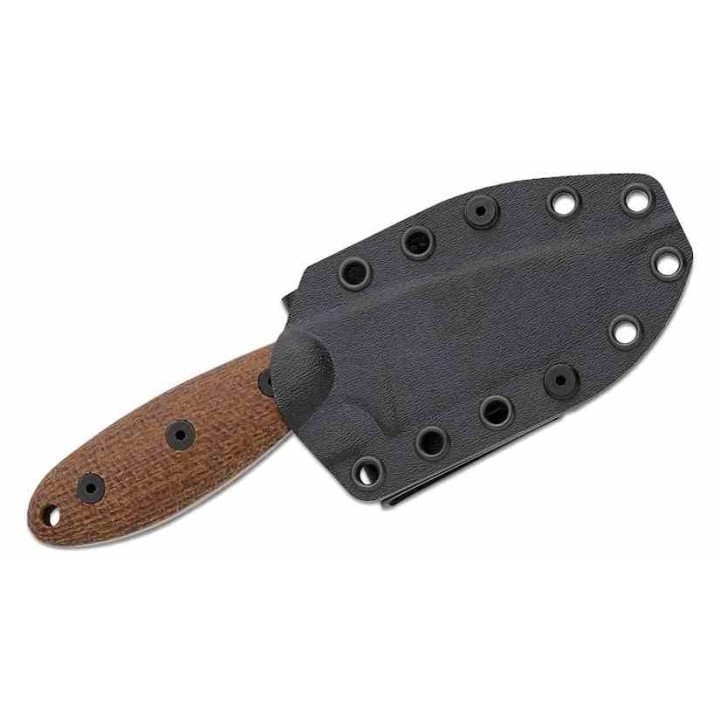Couteau ESEE Sencillo Lame Acier CPM-MagnaCut SW Manche Micarta Etui Kydex Made USA ESSENCILLOM - Livraison gratuite
