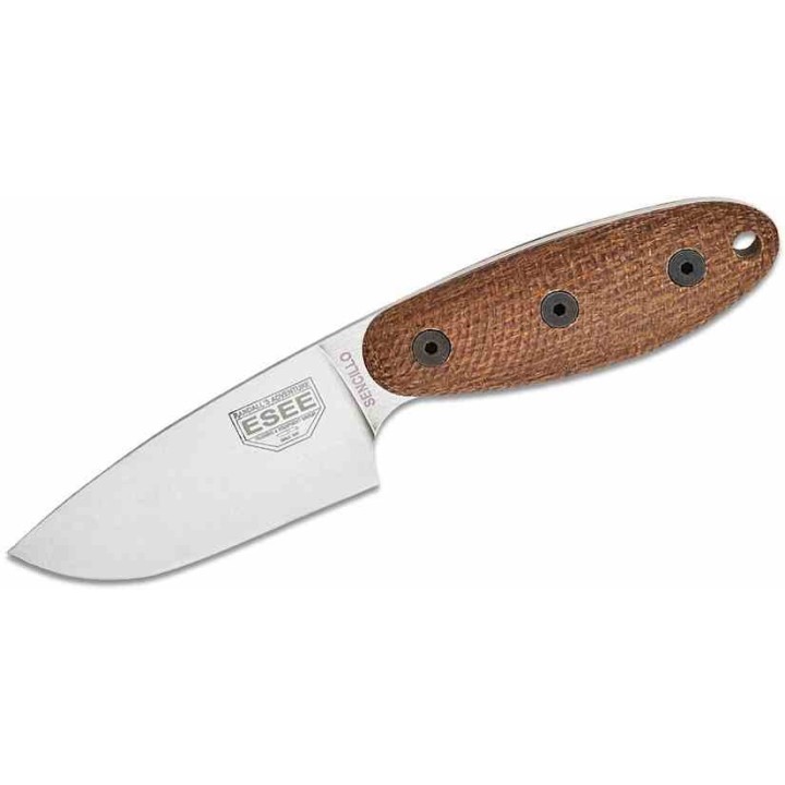 Couteau ESEE Sencillo Lame Acier A2 SW Manche Micarta Etui Kydex Made USA ESSENCILLO - Livraison gratuite