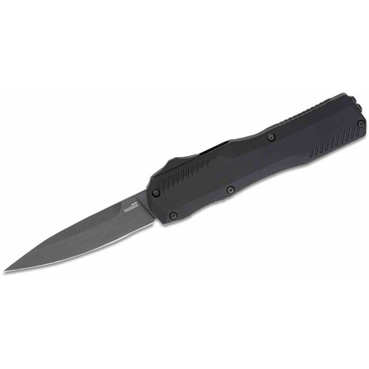 Couteau Kershaw Livewire OTF AUTO Black Lame Acier CPM-MagnaCut Manche Aluminum Clip USA KS9000BLK - Livraison Gratuite