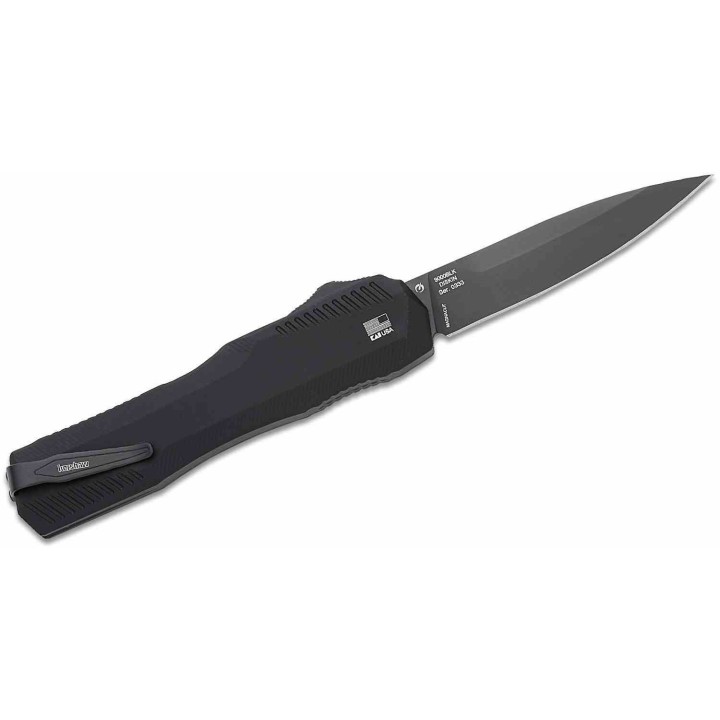 Couteau Kershaw Livewire OTF AUTO Black Lame Acier CPM-MagnaCut Manche Aluminum Clip USA KS9000BLK - Livraison Gratuite