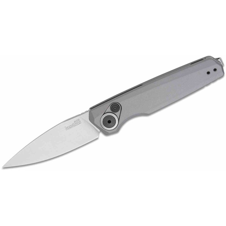 Couteau Kershaw Automatique Launch 18 AUTO Lame Acier CPM-154 SW Manche Gray Alu Button Lock USA KS7551 - Livraison Gratuite