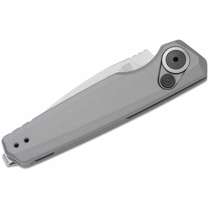 Couteau Kershaw Automatique Launch 18 AUTO Lame Acier CPM-154 SW Manche Gray Alu Button Lock USA KS7551 - Livraison Gratuite
