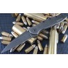 Couteau Kershaw Leek A/O Acier 14C28N Manche Acier 410 Made In USA KS1660BLKW - Livraison Gratuite