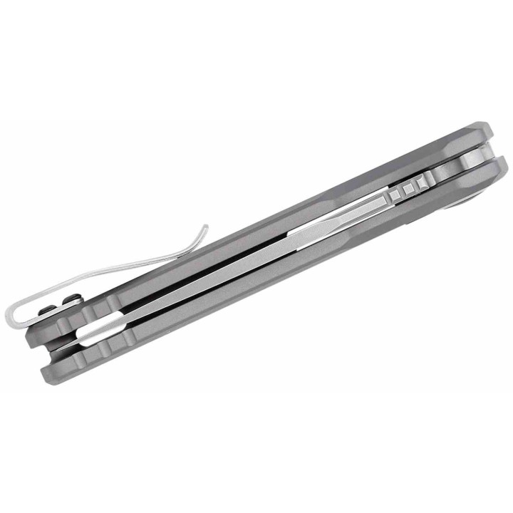 Couteau Kershaw Automatique Launch 18 AUTO Lame Acier CPM-154 SW Manche Gray Alu Button Lock USA KS7551 - Livraison Gratuite