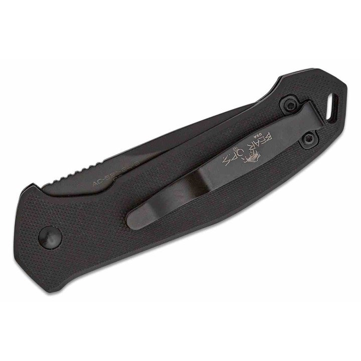 Couteau Automatique Bear OPS Action V Auto Lame Acier D2 Drop Point Button Lock Clip USA BCAC521B4B - Livraison Gratuite