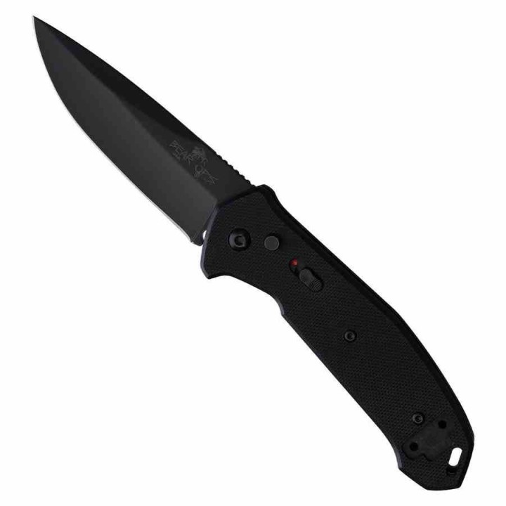 Couteau Automatique Bear OPS Action V Auto Lame Acier D2 Drop Point Button Lock Clip USA BCAC521B4B - Livraison Gratuite