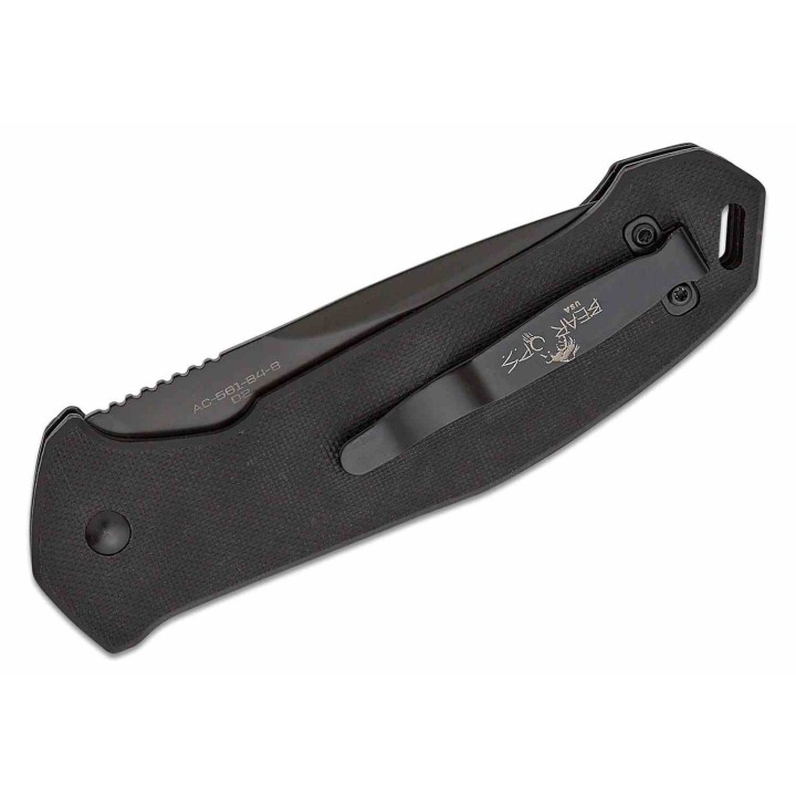 Couteau Automatique Bear OPS Action V Auto Lame Acier D2 Drop Point Button Lock Clip USA BCAC561B4B - Livraison Gratuite