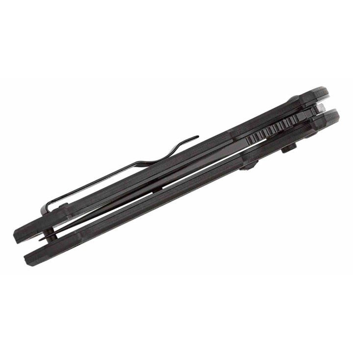 Couteau Automatique Bear OPS Action V Auto Lame Acier D2 Drop Point Button Lock Clip USA BCAC561B4B - Livraison Gratuite