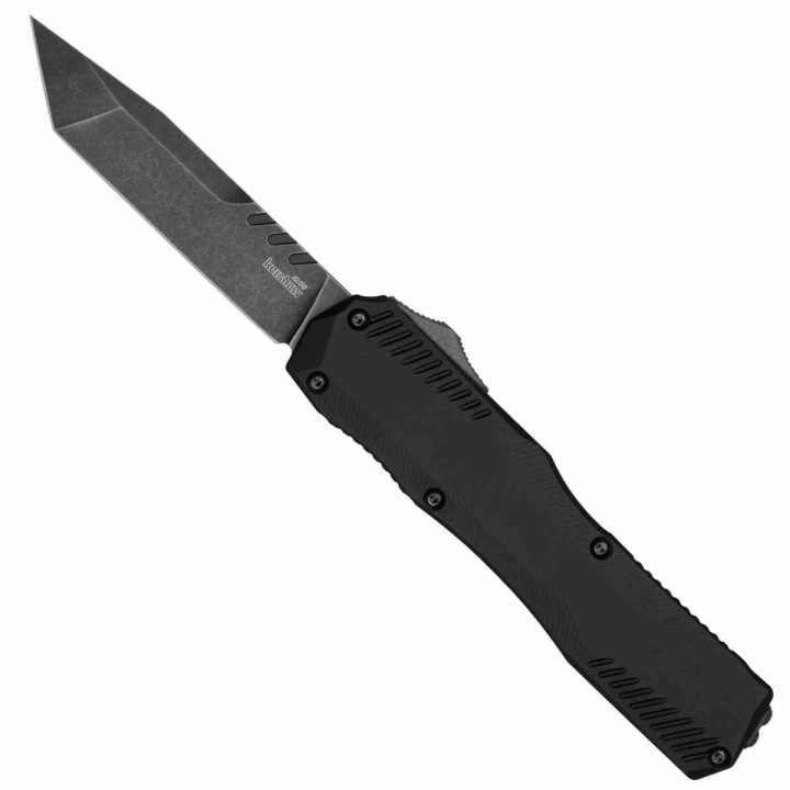 Couteau Kershaw Auto Livewire OTF Tanto Lame Acier CPM-MagnaCut BLK Manche Alu Clip USA KS9000T - Livraison Gratuite