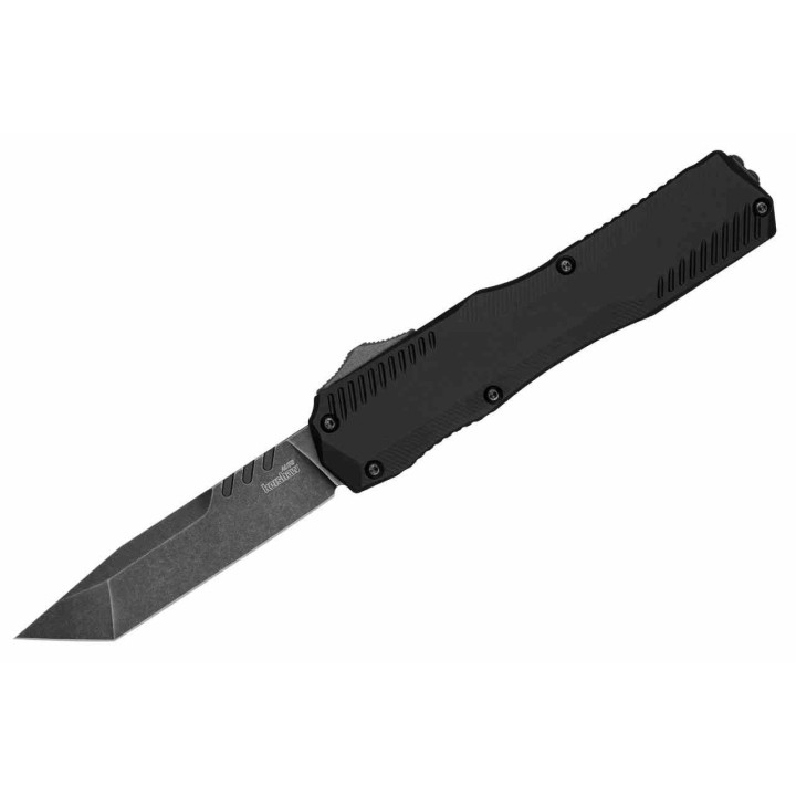 Couteau Kershaw Auto Livewire OTF Tanto Lame Acier CPM-MagnaCut BLK Manche Alu Clip USA KS9000T - Livraison Gratuite