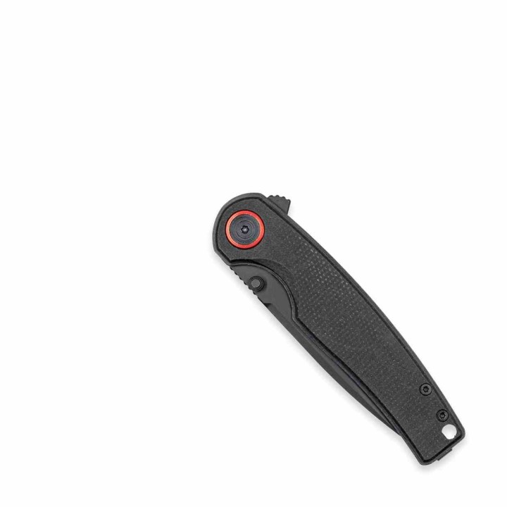 Couteau Cobratec Knives Samson Black Manche Micarta Lame Acier D2 Linerlock Clip IKBS CBTSMSNBK - Livraison Gratuite