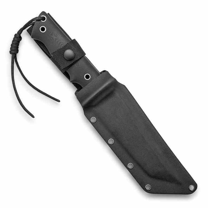 Couteau Cobratec Renegate Tanto Lame Acier 440C Manche G10 Etui Kydex CBTR440CTNS - Livraison Gratuite