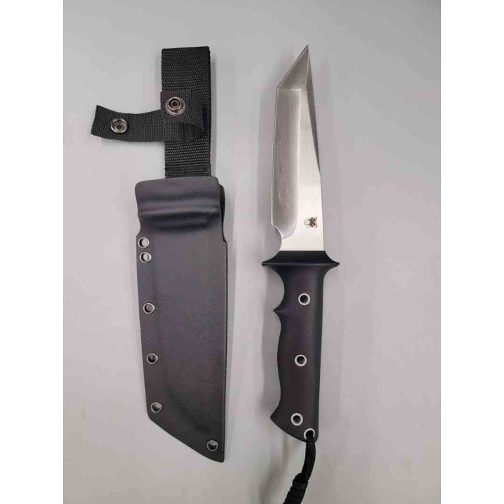 Couteau Cobratec Renegate Tanto Lame Acier 440C Manche G10 Etui Kydex CBTR440CTNS - Livraison Gratuite