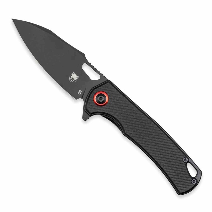 Couteau Cobratec Wolverine Black Manche G10 Lame Acier D2 IKBS Linerlock Clip CBTWLVRNBK - Livraison Gratuite