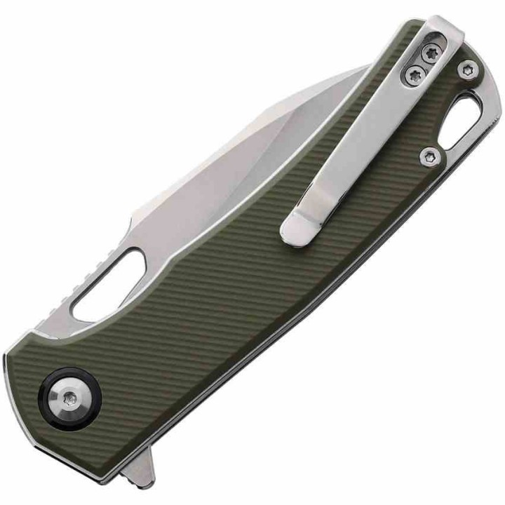 Couteau Cobratec Wolverine Green Manche G10 Lame Acier D2 IKBS Linerlock Clip CBTWLVRNGN - Livraison Gratuite