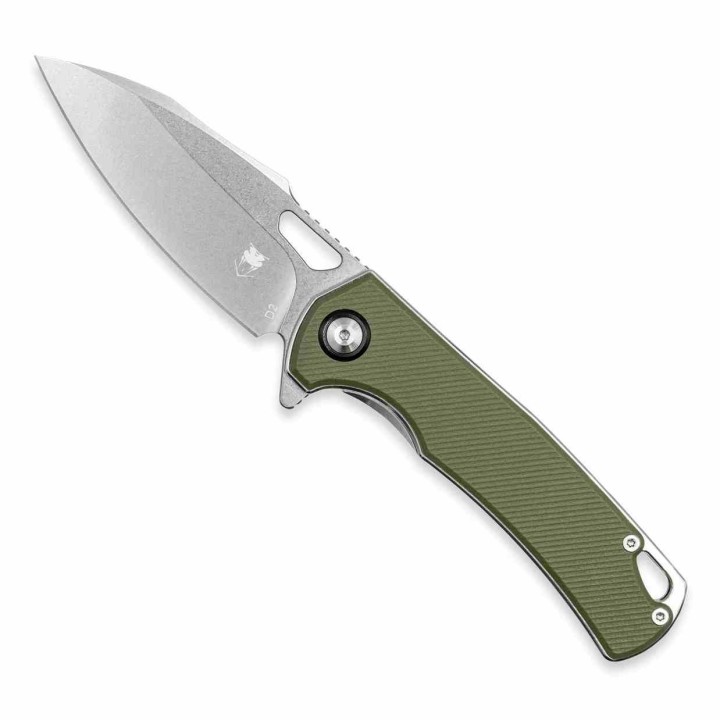 Couteau Cobratec Wolverine Green Manche G10 Lame Acier D2 IKBS Linerlock Clip CBTWLVRNGN - Livraison Gratuite