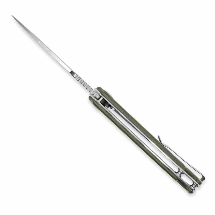 Couteau Cobratec Wolverine Green Manche G10 Lame Acier D2 IKBS Linerlock Clip CBTWLVRNGN - Livraison Gratuite