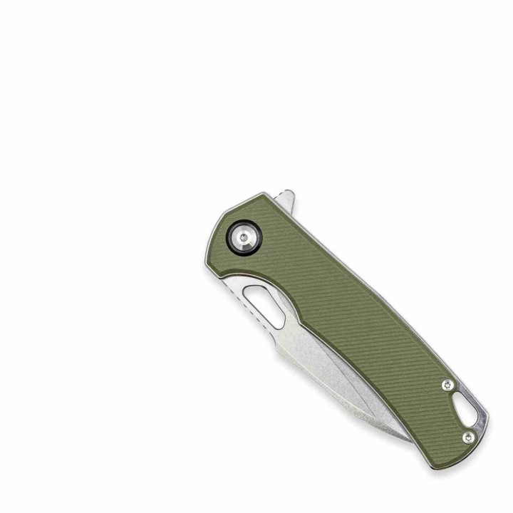 Couteau Cobratec Wolverine Green Manche G10 Lame Acier D2 IKBS Linerlock Clip CBTWLVRNGN - Livraison Gratuite