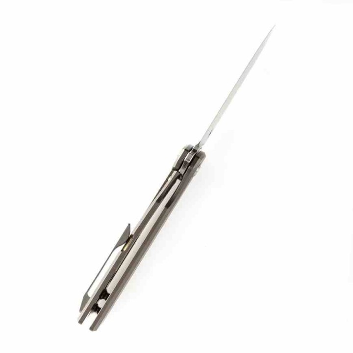 Couteau Kansept Anomaly Bronze Manche Titane Lame Acier CPM-S35VN Kwaiken FrameLock IKBS Clip K2038A1 - Livraison Gratuite