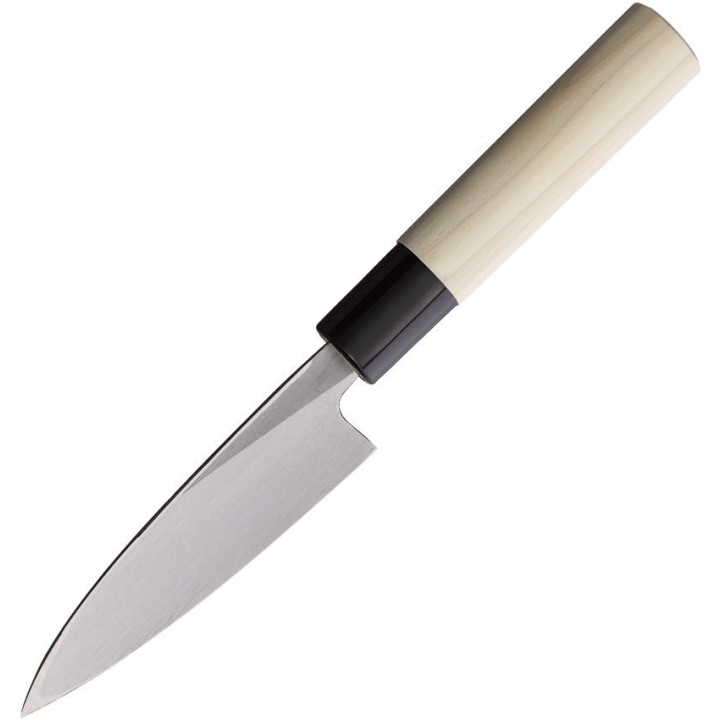 Couteau de Cuisine Japonais Mikihisa 105mm Manche Bois Lame Acier White steel 2 Made Japan MIKA028 - Livraison Gratuite
