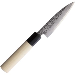 Couteau de Cuisine Japonais Mikihisa 105mm Manche Bois Lame Acier White steel 2 Made Japan MIKA028 - Livraison Gratuite