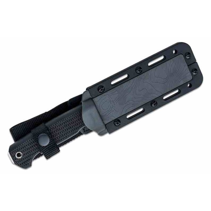 Couteau Demko FREEREIGN Tanto Lame Acier AUS-10A Satin Manche TPE Etui Kydex DEM09620 - Livraison Gratuite