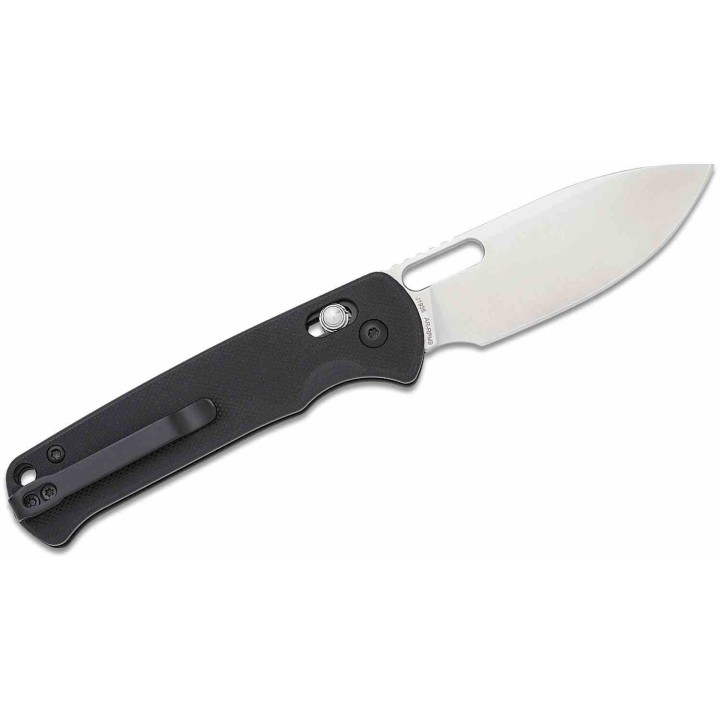 Couteau CJRB Hectare Black Lame Acier AR-RPM9 Sand Polish Manche G10 Crossbar IKBS Clip J1935BK - Livraison Gratuite