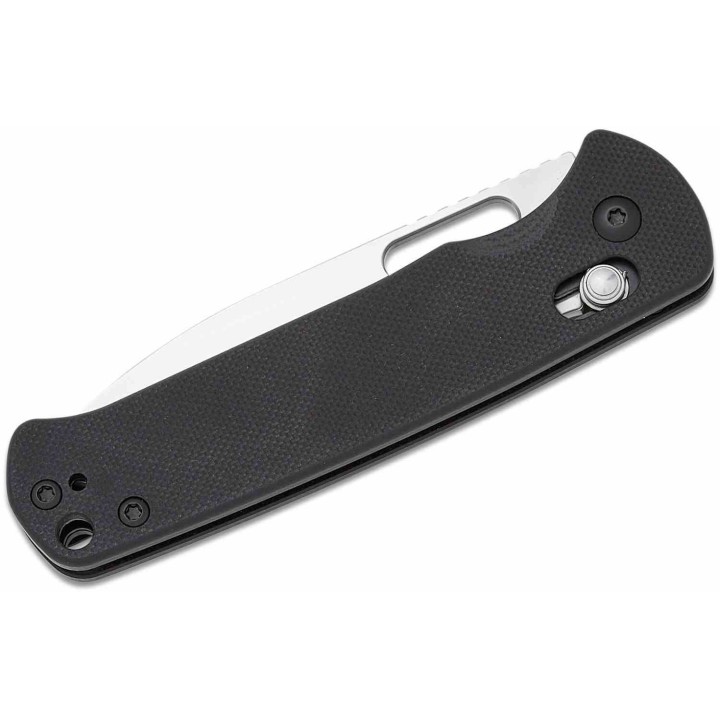 Couteau CJRB Hectare Black Lame Acier AR-RPM9 Sand Polish Manche G10 Crossbar IKBS Clip J1935BK - Livraison Gratuite