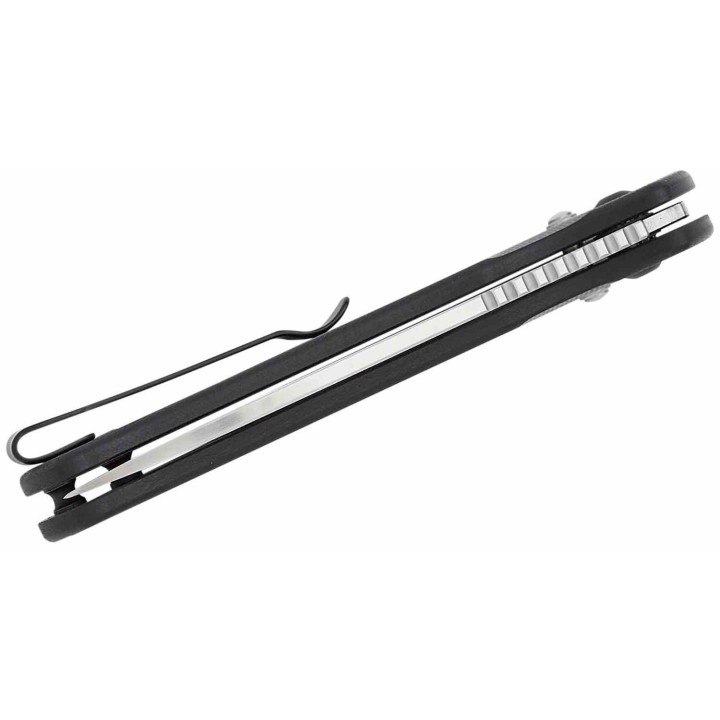 Couteau CJRB Hectare Black Lame Acier AR-RPM9 Sand Polish Manche G10 Crossbar IKBS Clip J1935BK - Livraison Gratuite