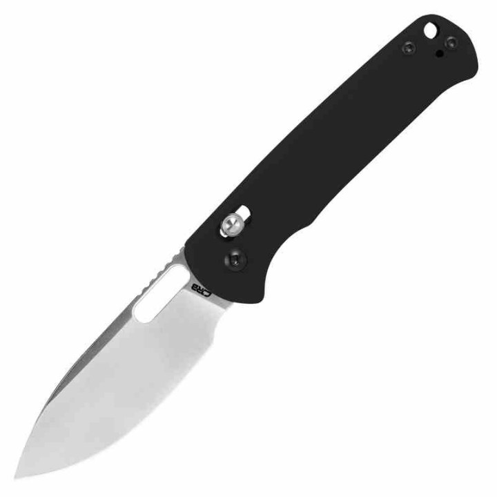 Couteau CJRB Hectare Black Lame Acier AR-RPM9 Sand Polish Manche G10 Crossbar IKBS Clip J1935BK - Livraison Gratuite