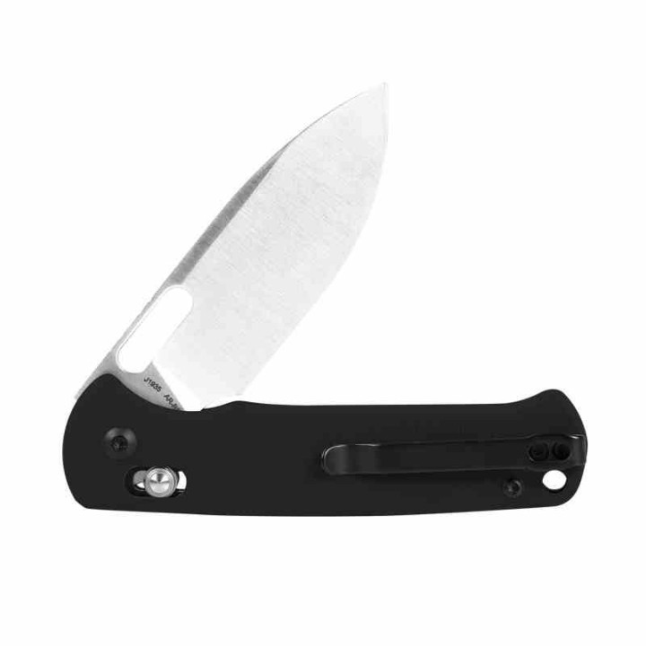 Couteau CJRB Hectare Black Lame Acier AR-RPM9 Sand Polish Manche G10 Crossbar IKBS Clip J1935BK - Livraison Gratuite
