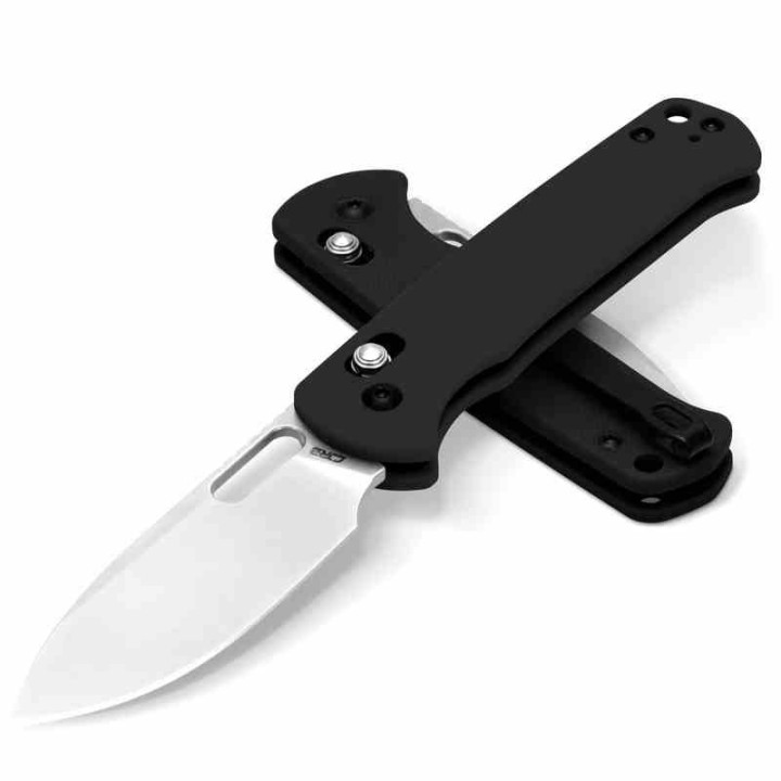 Couteau CJRB Hectare Black Lame Acier AR-RPM9 Sand Polish Manche G10 Crossbar IKBS Clip J1935BK - Livraison Gratuite