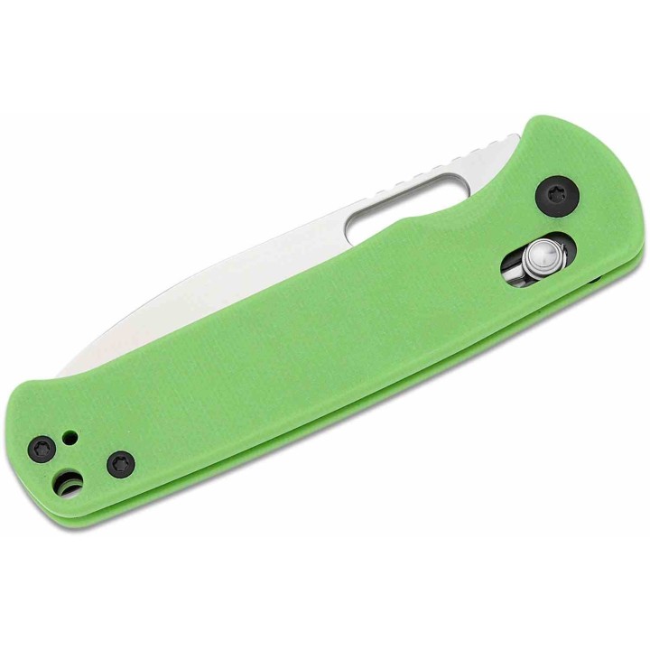 Couteau CJRB Hectare Green Lame Acier AR-RPM9 Sand Polish Manche G10 Crossbar IKBS Clip J1935GN - Livraison Gratuite
