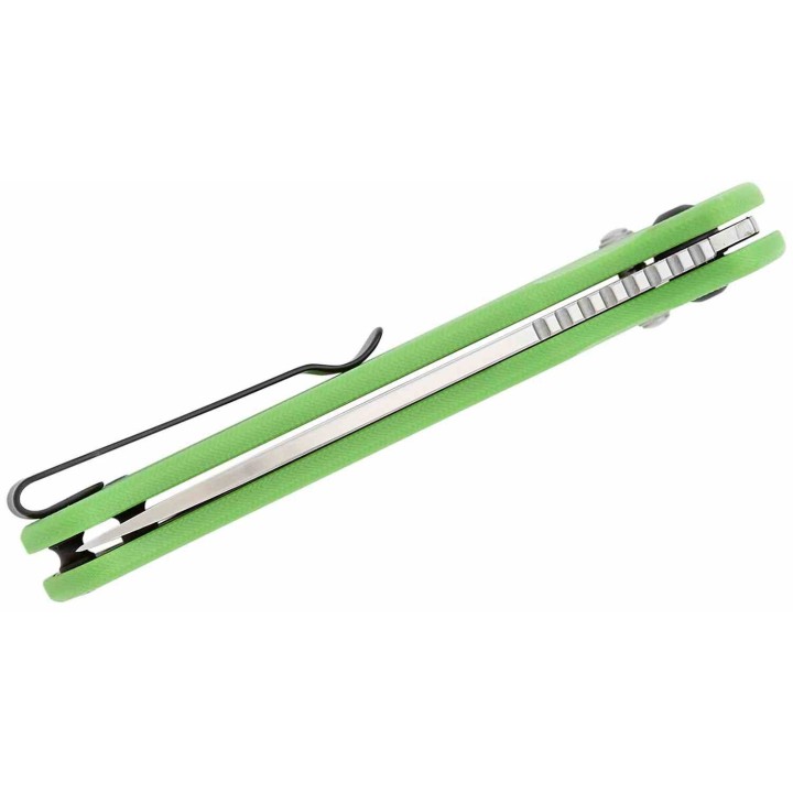 Couteau CJRB Hectare Green Lame Acier AR-RPM9 Sand Polish Manche G10 Crossbar IKBS Clip J1935GN - Livraison Gratuite
