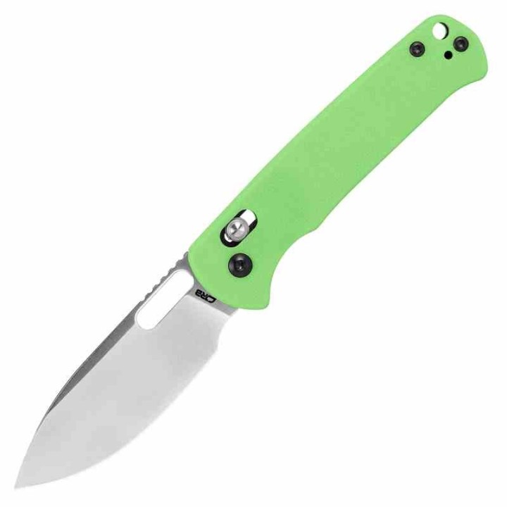 Couteau CJRB Hectare Green Lame Acier AR-RPM9 Sand Polish Manche G10 Crossbar IKBS Clip J1935GN - Livraison Gratuite